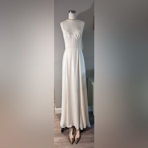 Reformation Ivory Lecce Dress